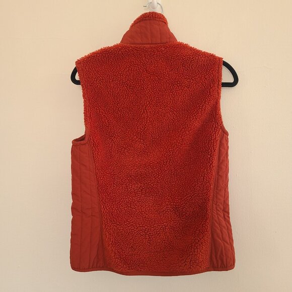 Patagonia Women’s Retro-X Heavy Pile Fleece Vest Red Size M - Picture 2 of 6